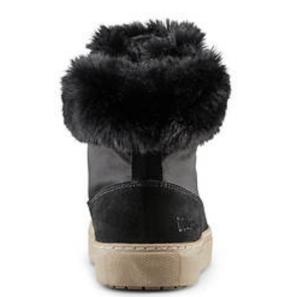 Cougar Dubliner Faux Fur Trim Waterproof Bootie Black -9 - Picture 3 of 7